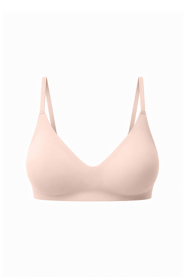Топ с треугольными чашками (пудрово-розовый)