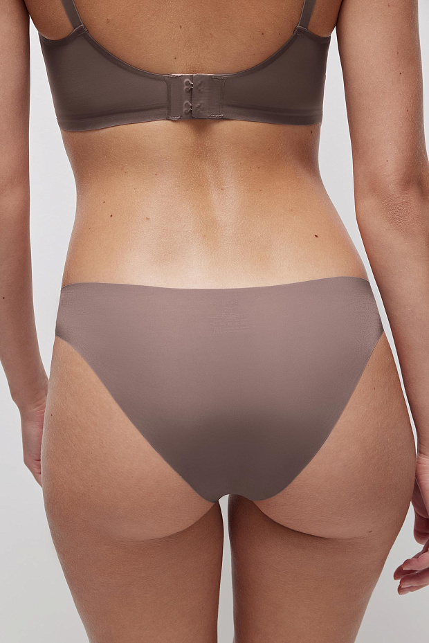 Трусы-слипы со средней посадкой (капучино)