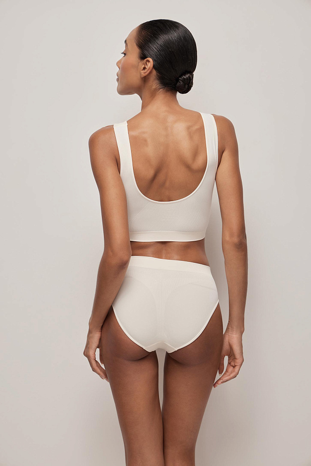 Трусы-слипы со средней посадкой (пломбир)