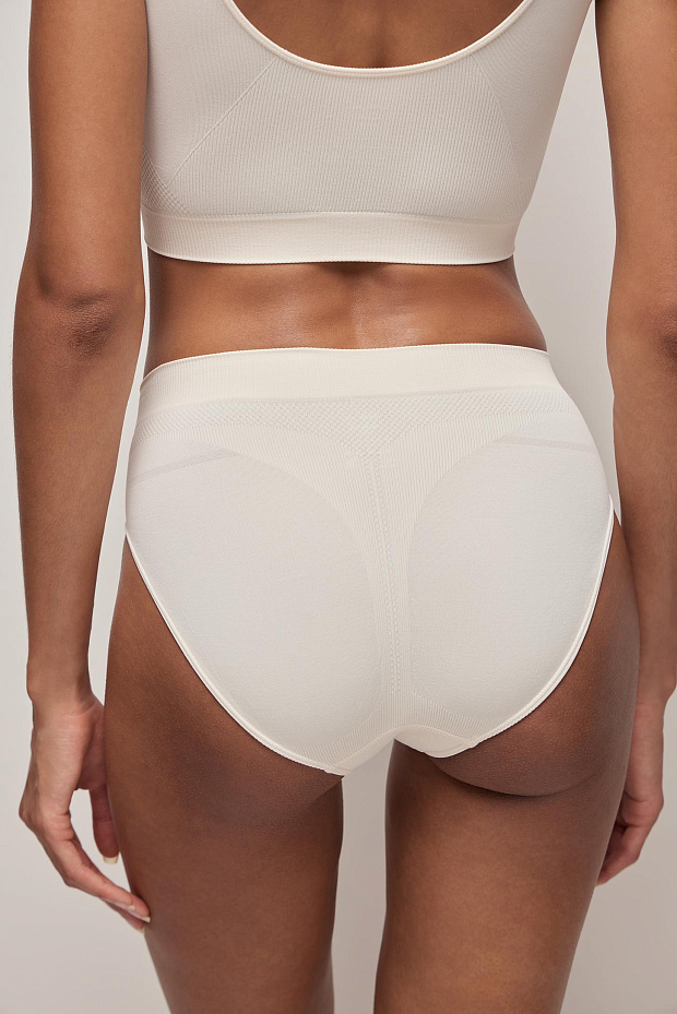 Трусы-слипы со средней посадкой (пломбир)