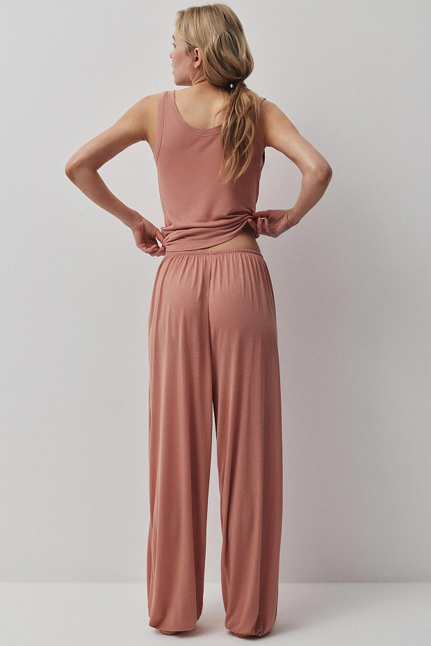 Брюки пижамные (терракотовый)