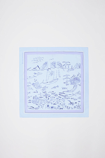 Платок с принтом belle you mama