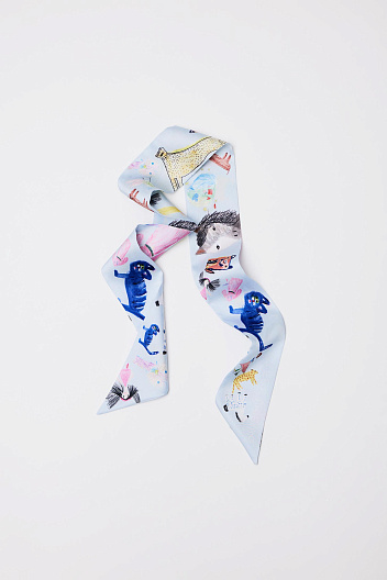 Платок-лента с принтом belle you mama