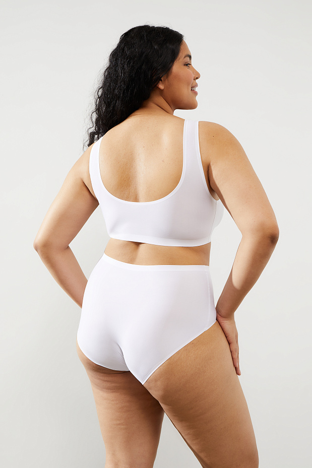 Топ с лазерным кроем Invisible (белый)