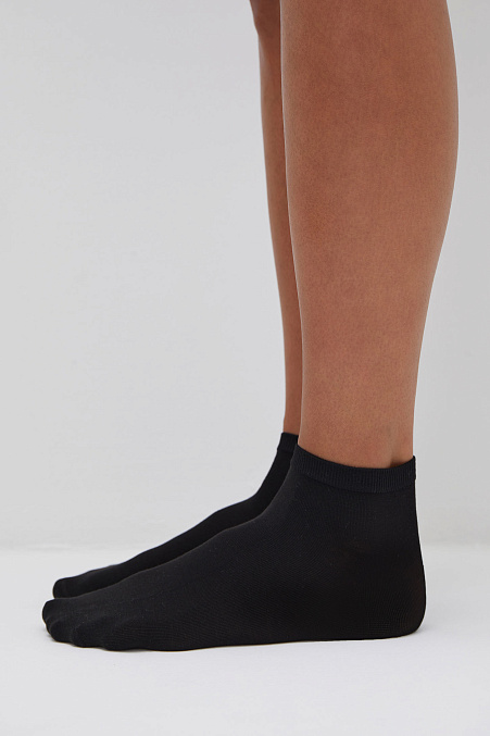 Носки из модала средней длины (черный)