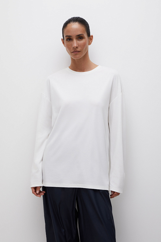 Лонгслив оверсайз (пломбир)