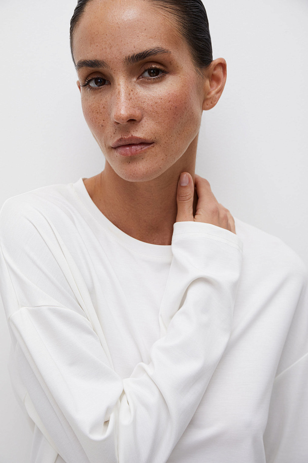 Лонгслив оверсайз (пломбир)