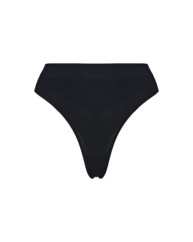 Трусы-слипы с высокой посадкой (черный)