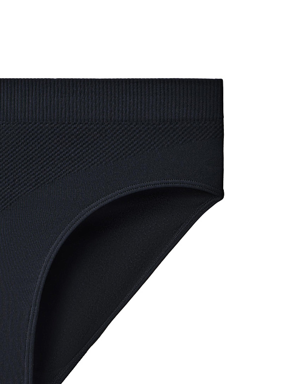 Трусы-слипы с высокой посадкой (черный)