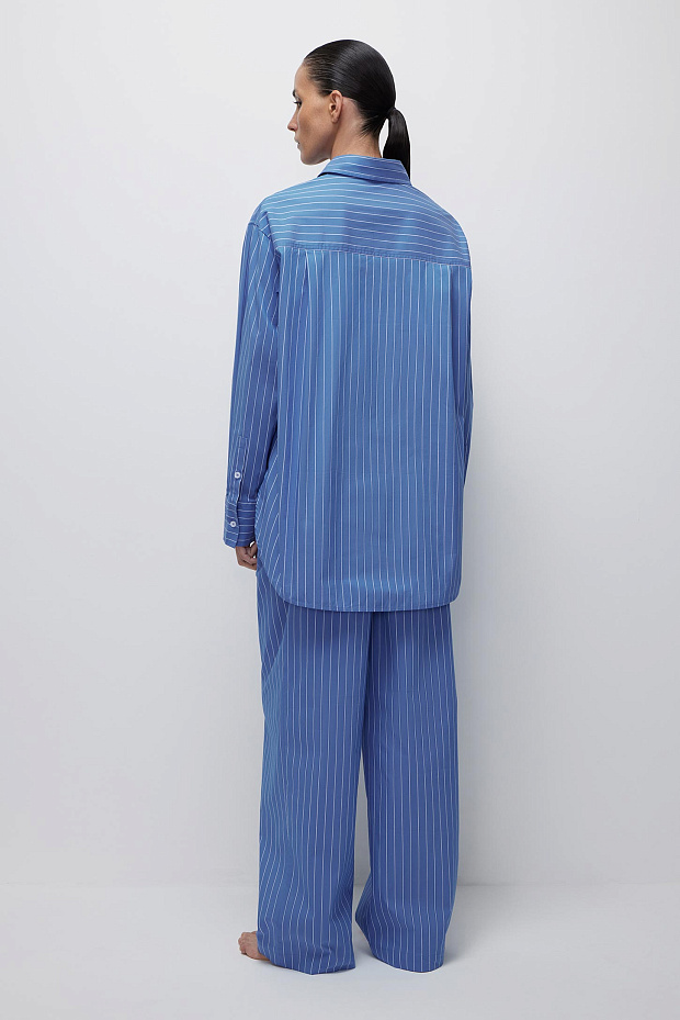 Брюки пижамные (темно-голубой)
