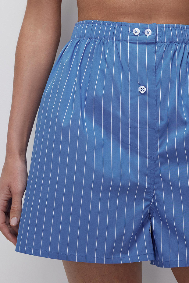 Шорты пижамные (темно-голубой)