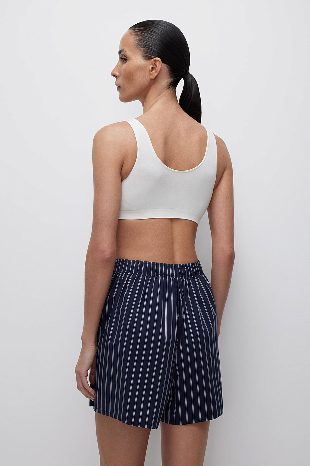 Шорты пижамные (темно-синий)