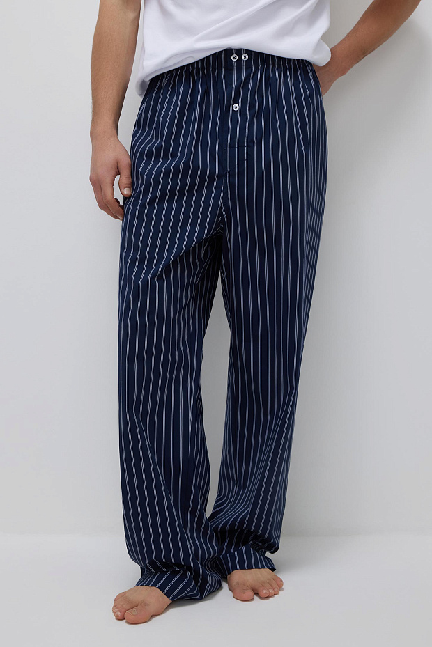 Брюки домашние мужские (темно-синий)