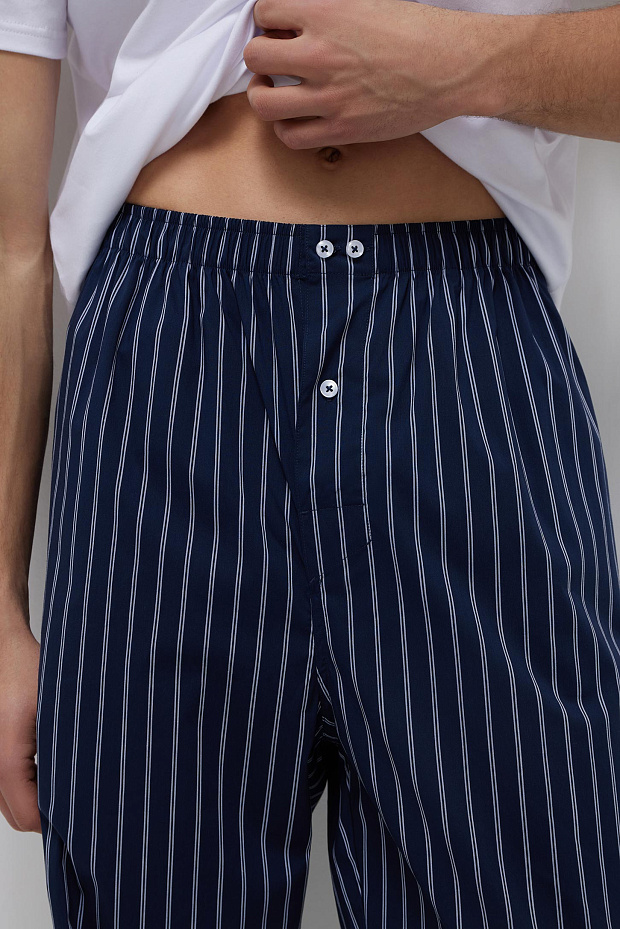 Брюки домашние мужские (темно-синий)