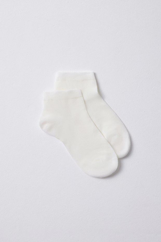 Короткие носки из модала (молочный)