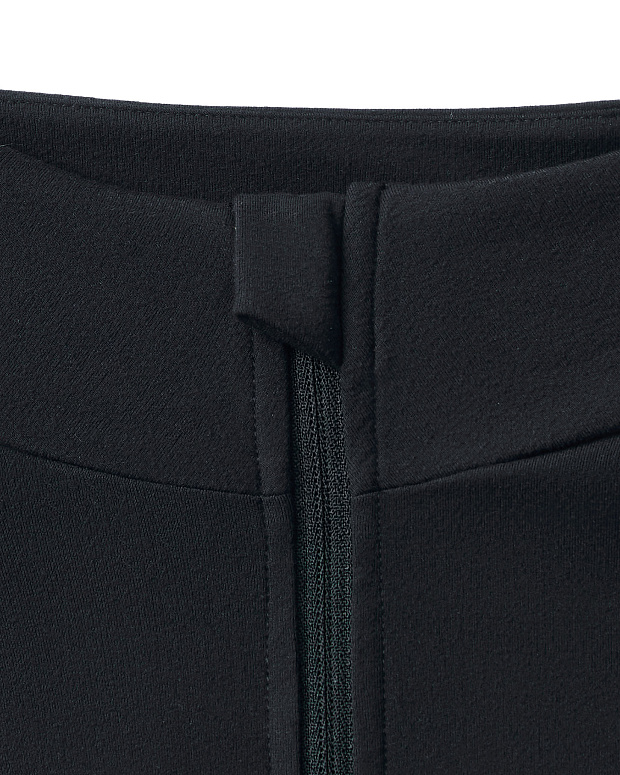 Лонгслив из мягкой микрофибры (черный)