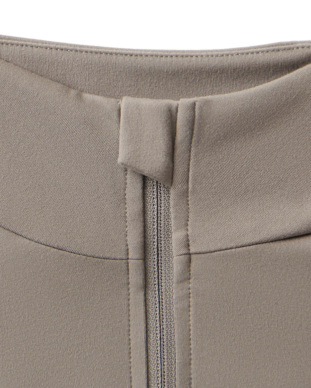 Лонгслив из мягкой микрофибры (серо-бежевый)