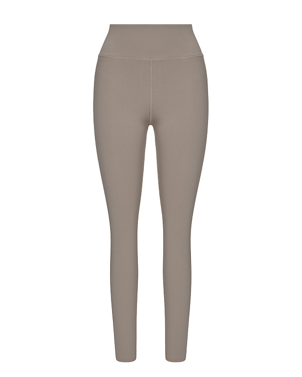 Легинсы из мягкой микрофибры (серо-бежевый)