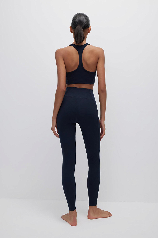 Легинсы из мягкой микрофибры (черный)